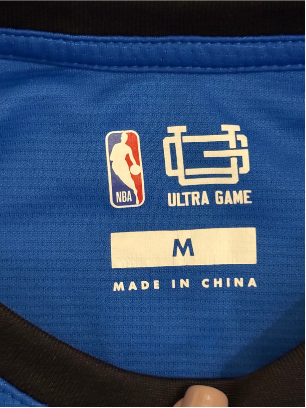 NBA Men's Dallas Mavericks LUKA DONCIC #77 Blue/Black Sleeveless Jersey Sz M - Picture 6 of 7